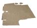 FORD MUSTANG 1969-1970 COUPE ET CABRIOLET TAPIS DE COFFRE TACHETE Trunk mat speckled SCOTT DRAKE TM-FM-CPCV-69-S