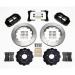 FORD MUSTANG 2005-2014 V6 227 245 V8 281 302 330 355 KIT GROS FREINS AVANT SUPERLITE 6 PISTONS Wilwood Forged Narrow Superlite 6R Big Brake Front Brake Kits 140-9110