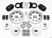 FORD MUSTANG 1965-1969 V8 KIT ETRIERS 4 PISTONS NOIR MANUELLE OU AUTOMATIQUE Forged DynaPro 6 Big Brake Front Disc black WILWOOD 140-11072 ok (2)