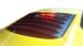FORD MUSTANG 2015-2021 PERSIENNE ALUMINIUM NOIR Rear Window Louvers Black Aluminum SELECTION SILVER WL10617