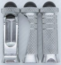 Qiilu Repose-pieds Pédale de Frein Arrière CNC Moto Pointe de Plaque détape pour KTM RC125 200/390 DUKE 690/990 Noir 